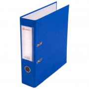 Папка-регистратор Lamark 80мм синий, металл. окантовка, карман