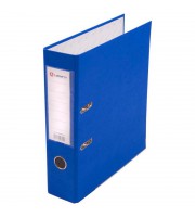 Папка-регистратор Lamark 80мм синий, металл. окантовка, карман