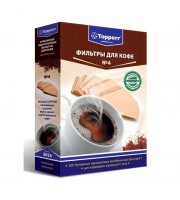 Фильтр для кофеварки Topperr №4 неотбеленные (100 штук в упаковке, артикул производителя 3014)
