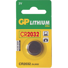 Батарейка CR2032 GP, 3V, литий