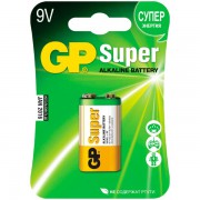 Батарейка 6LR61/9V/крона GP Super, алкалин.