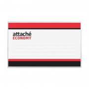 Бейдж Attache Economy горизонтальный 90х55 мм булавка/зажим (50 штук в упаковке, размер вкладыша: 8 ...