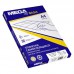 Этикетки самоклеящиеся Promega label basic A4 105x70 мм 8 штук на листе белые (100 листов в упаковк ...