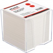 Блок для записей 90x90x90 мм в боксе белый Attache Economy (плотность 65 г/кв.м)