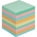 Блок для записей 90x90x90 мм в боксе разноцветный Attache Economy (плотность 65 г/кв.м)