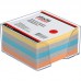 Блок для записей 90x90x50 мм в боксе разноцветный Attache Economy (плотность 65-80 г/кв.м)