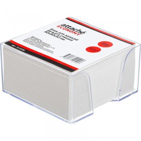 Блок для записей 90x90x50 мм в боксе белый Attache Economy (плотность 65 г/кв.м)