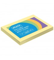 Стикеры Attache Simple 76х51 мм пастельные желтые (1 блок,100 листов)