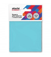 Стикеры Attache Economy 76x76 мм неоновый синий (1 блок, 100 листов)