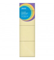 Стикеры Attache Simple 38х51 мм пастельные желтые (3 блока по 100 листов)