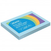 Стикеры Attache Simple 76х51 мм пастельные голубые (1 блок,100 листов)