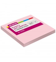 Стикеры Attache 76x76 мм пастельные розовые (1 блок, 100 листов)