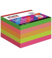 Стикеры Attache Economy 76x51 мм неоновые 5 цветов (1 блок, 400 листов)