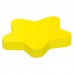 Стикеры фигурные Attache Selection Звезда 70х70 мм неоновые желтые (1 блок, 50 листов)