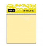 Стикеры Attache Selection 76x76 мм неоновые 3 цвета (3 блока по 50 листов)