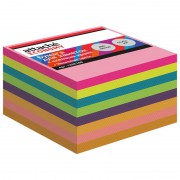Стикеры Attache Economy 51x51 мм неоновые 8 цветов (1 блок, 400 листов)
