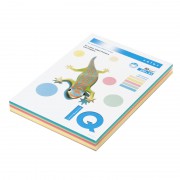 Бумага IQ COLOR Mix RB01 A4, 80г/м2, 5 цветов пастель, 250л