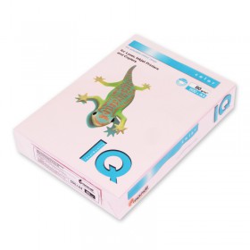 Бумага IQ COLOR А4, 80г/м2, OP174-розовый фламинго, 500л
