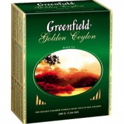 Чай GREENFIELD Golden Ceylon черный, 100 пак.