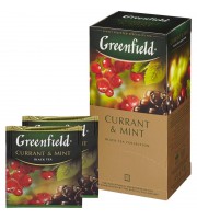 Чай Greenfield Currant and Mint черный 25 пакетиков