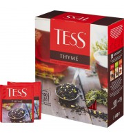 Чай Tess Thyme черный с чабрецом и цедрой лимона 100 пакетиков