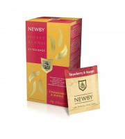 Чай Newby Finest Blend черный с манго и клубникой 25 пакетиков