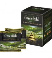 Чай Greenfield Genmaicha зеленый 20 пакетиков