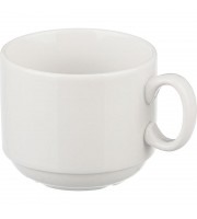 Чайная пара Добруш Экспресс фарфоровая белая чашка 220 мл/блюдце (артикул производителя 6С1628Ф34)