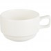 Чайная пара Wilmax фарфоровая белая чашка 220 мл/блюдце (артикул производителя WL-993008)