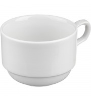 Чашка чайная Башкирский фарфор Браво белая 200 мл (артикул производителя ИЧШ 30.200)