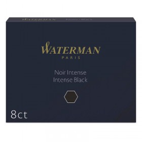 Картриджи чернильные для перьевой ручки Waterman Cartridge Size Standard черный (8 штук в упаковк ...
