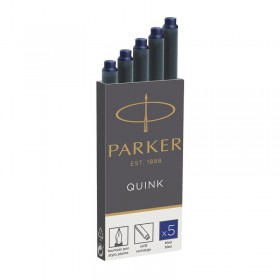 Картриджи чернильные для перьевой ручки Parker синие (5 штук в упаковке, артикул производителя 19 ...