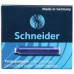 Картриджи чернильные для перьевой ручки Schneider синие (6 штук в упаковке)