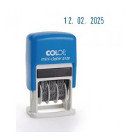 Датер автоматический пластиковый Colop S120 Bank мини (шрифт 3.8 мм, месяц обозначается цифрами)