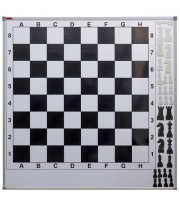 Доска магнитно-маркерная 104х104 см линовка Шахматная доска ламинированная BoardSys