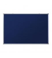 Доска текстильная 90x120 см Attache цвет покрытия синий алюминиевая рама