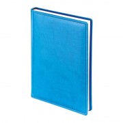 Ежедневник недатированный Attache Velvet искусственная кожа A5 136 листов синий флуор (145x205 мм)