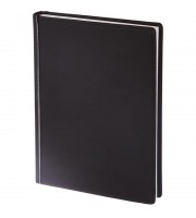 Ежедневник недатированный Attache Velvet искусственная кожа Soft Touch A5+ 136 листов черный (146х2 ...