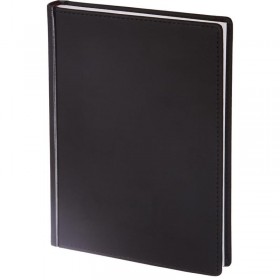 Ежедневник недатированный Attache Velvet искусственная кожа Soft Touch A5+ 136 листов черный (146х2 ...
