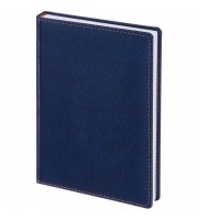 Ежедневник недатированный Attache Bizon искусственная кожа A5 176 листов синий (142x210 мм)