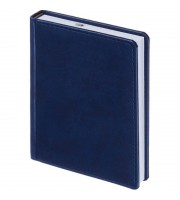 Ежедневник недатированный Attache Сиам искусственная кожа А6 176 листов синий (110x155 мм)