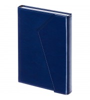 Ежедневник недатированный Attache Magnet искусственная кожа А5 180 листов синий (143х210 мм)
