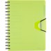Ежедневник недатированный Attache Bright Colours пластик А5 136 листов зеленый (165х208 мм)