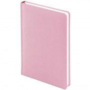 Ежедневник недатированный Attache Velvet искусственная кожа А5+ 136 листов зефирный розовый (145x20 ...