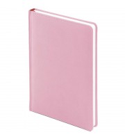 Ежедневник недатированный Attache Velvet искусственная кожа А5+ 136 листов зефирный розовый (145x20 ...