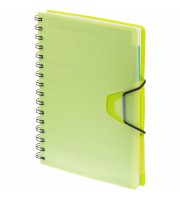 Ежедневник недатированный Attache Bright Colours пластик А5 136 листов зеленый (165х208 мм)