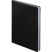 Ежедневник недатированный Attache Velvet искусственная кожа A4 136 листов черный (210x300 мм)