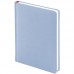 Ежедневник недатированный Attache Velvet искусственная кожа А6+ 136 листов голубой (110х155 мм)