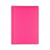 Ежедневник недатированный Attache Velvet искусственная кожа A5+ 136 листов розовый (146х206 мм)