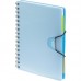 Ежедневник недатированный Attache Bright Colours пластик А5 136 листов голубой (165х208 мм)